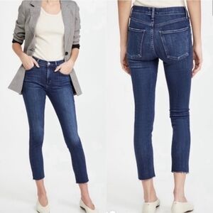 AGOLDE Sophie High Rise Raw Hem Crop Skinny Denim Jean. Style‎ A018-3005 size 27